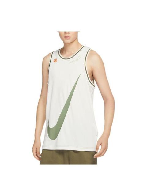 Nike Nike Dri-FIT DNA Logo Tank 'White green' DX6137-133