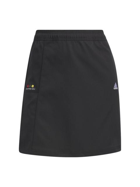 adidas (WMNS) adidas Shuting Qiu Skirt 'Black White' IM8451