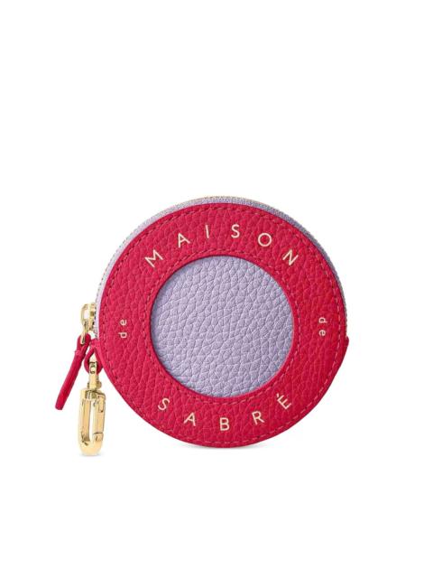 MAISON de SABRÉ zip leather coin purse