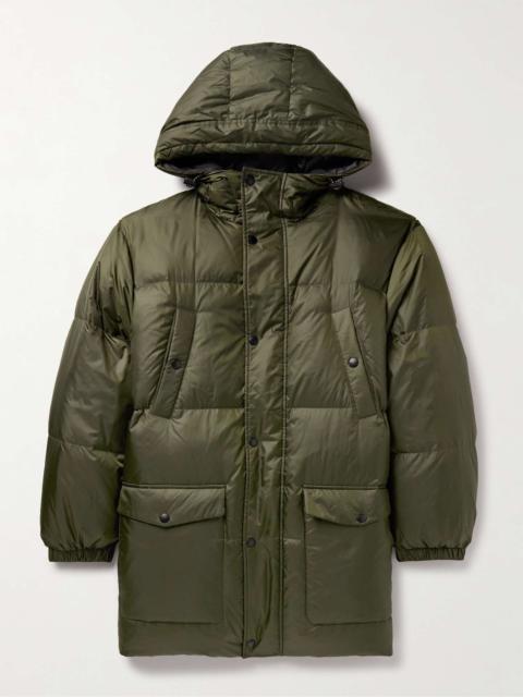 Reversible Quilted Shell Hooded Down Jacket