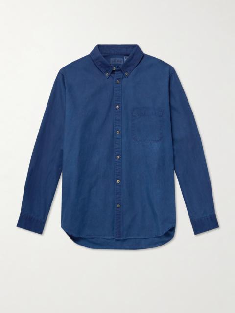 Blue Blue Japan Button-Down Collar Indigo-Dyed Cotton Oxford Shirt