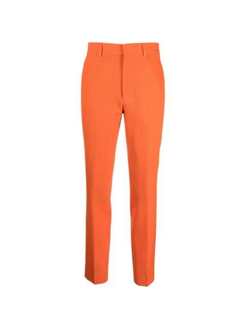 high-waisted tailored trousers