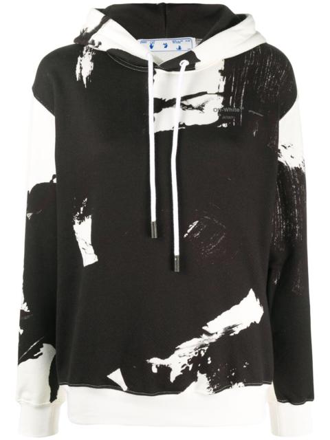 Off-White painted hoodie