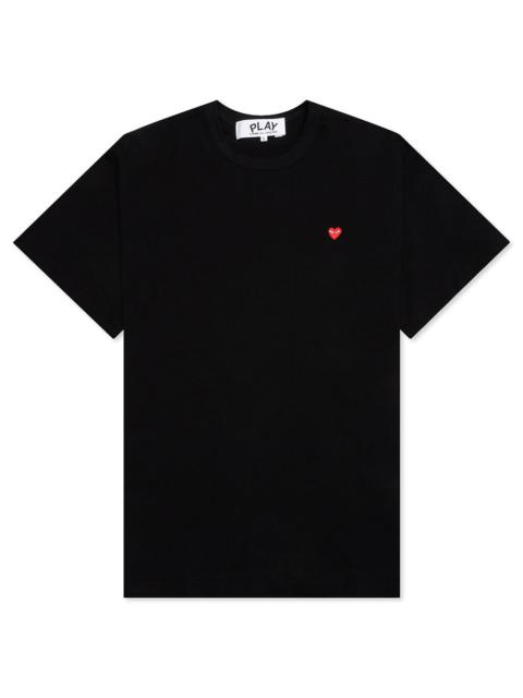 Comme des Garçons PLAY embroidered 로고 면 T 셔츠