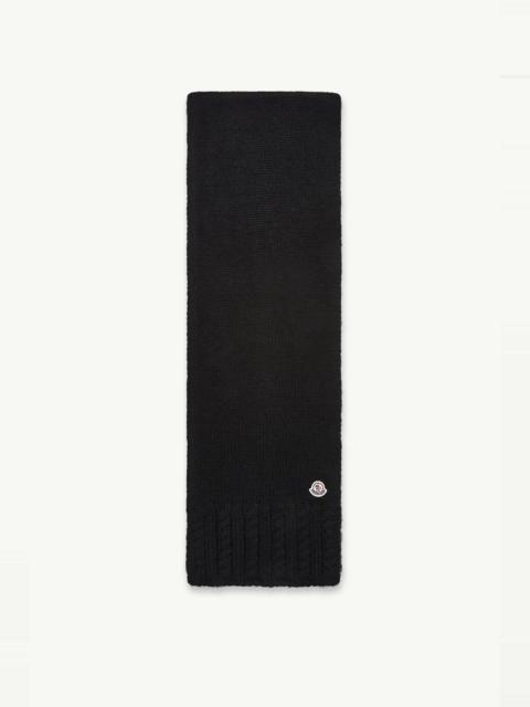 Moncler Alpaca Blend Knit Scarf