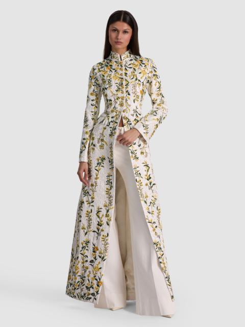 Alice + Olivia WINN EMBELLISHED LONG JACKET