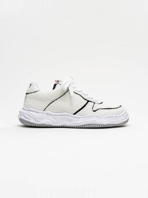 Maison MIHARAYASUHIRO "WAYNE" OG Sole Chenille Embroidey Canvas Low-top Sneaker