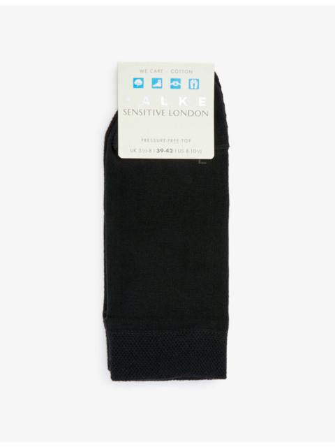 FALKE Sensitive London ankle-rise stretch-cotton socks