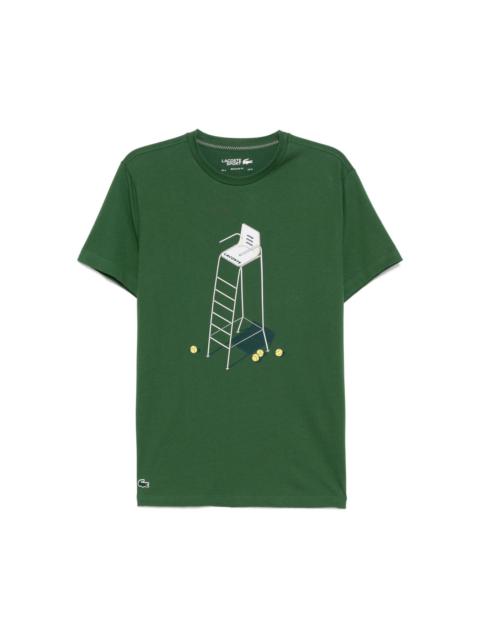 LACOSTE Heritage print T-shirt