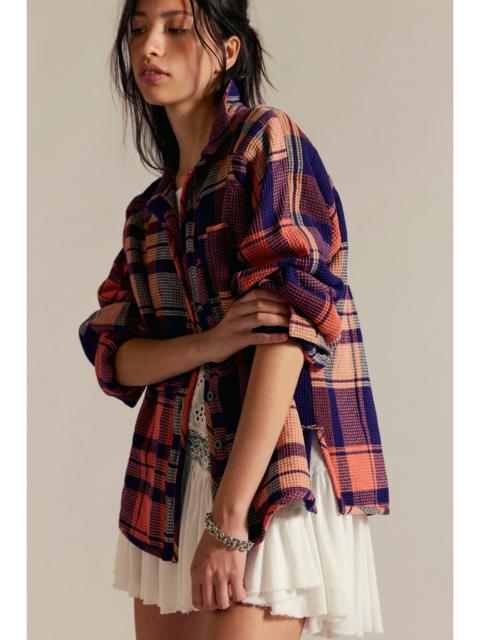 FREE PEOPLE We The Free Cozy In Plaid Shirt