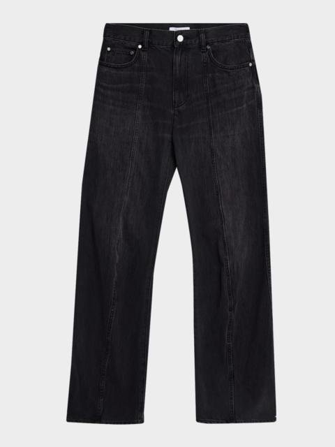 Helmut Lang Men's Center-Seam Straight Leg Jeans