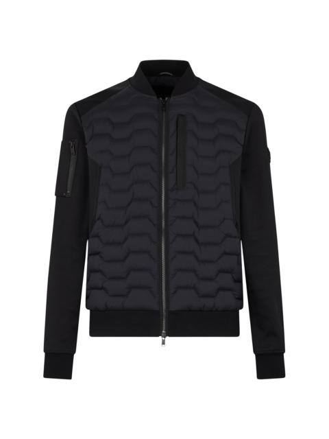 MOOSE KNUCKLES Men's Granite Down Bomber Jacket - Black