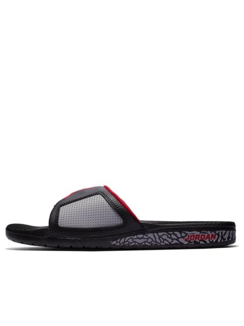 Jordan Air Jordan Hydro 3 Retro Slide 'Black Red Grey' 854556-003