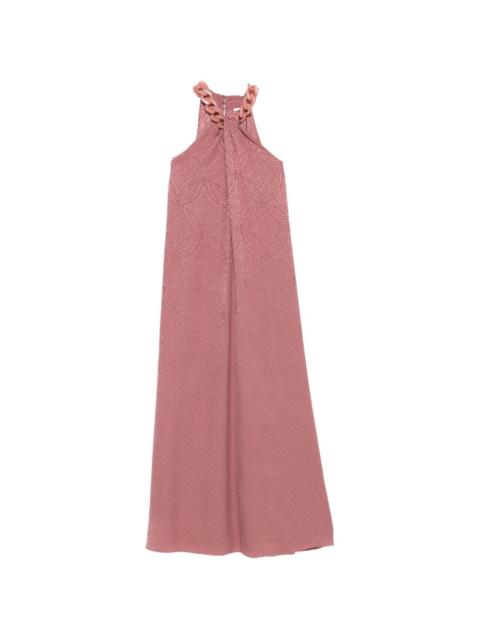 JOSEPH Parc chain-detail maxi dress