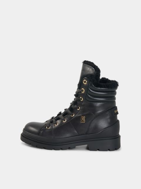 BOGNER St. Moritz Lace-Up Boots with Spikes in Black
