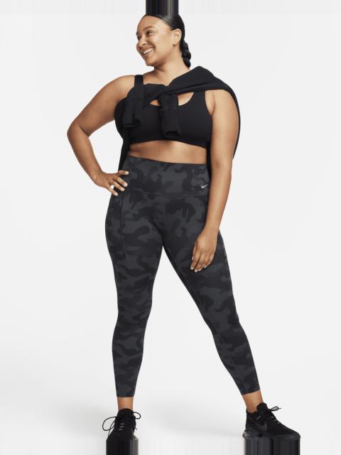 Nike Women's Universa Medium-Support High-Waisted 7/8 Camo Leggings with Pockets