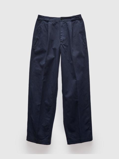 Knickerbocker Harbor Twill Cotton Pant in Midnight Navy
