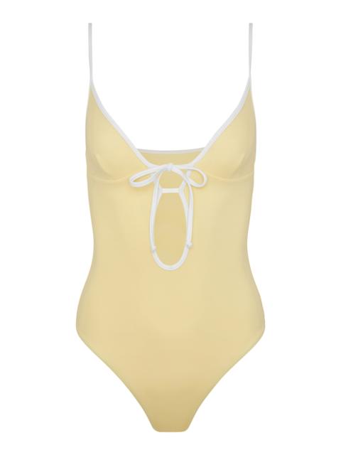 onia Soleil One Piece Swimsuit yellow
