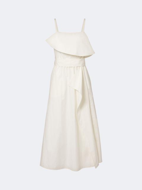 Proenza Schouler Reign ruffled cotton-blend midi dress