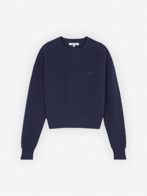 Maison Kitsuné BOLD FOX HEAD PATCH  COMFORT RIBBED JUMPER