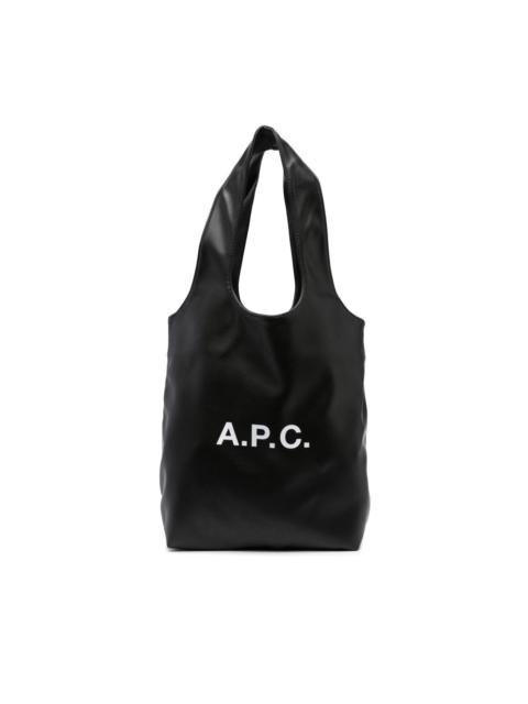 A.P.C. small Ninon faux-leather tote bag