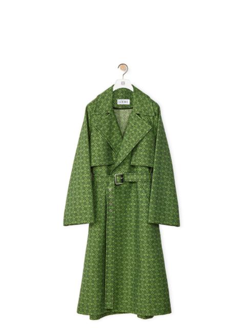 Loewe Coat in Anagram jacquard