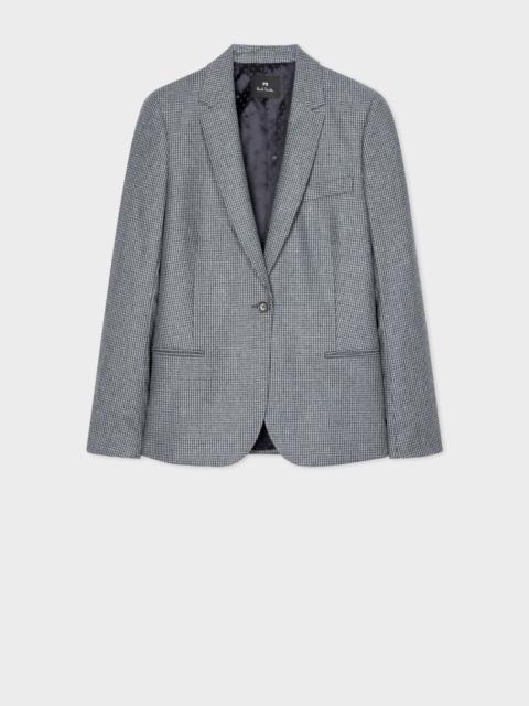 Paul Smith Wool-Blend Micro Check Blazer