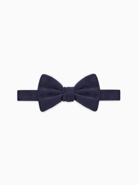 GIORGIO ARMANI Pure silk knotted bow tie