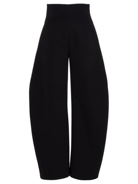 A.W.A.K.E. MODE ROUNDED TAILORED TROUSERS BLACK