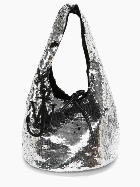 sequin-embellished tote bag