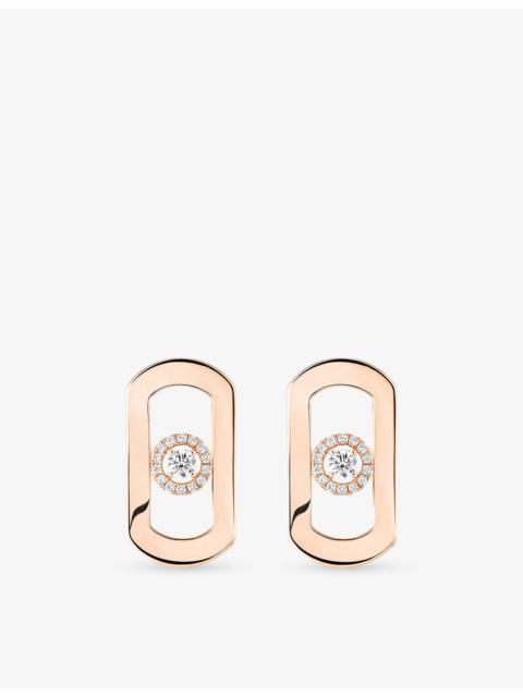 MESSIKA So Move 18ct gold and 0.23ct diamond earrings