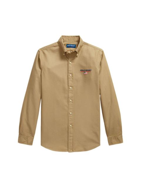 Polo Ralph Lauren GARMENT DYED LONG-SLEEVE SPORT SHIRT