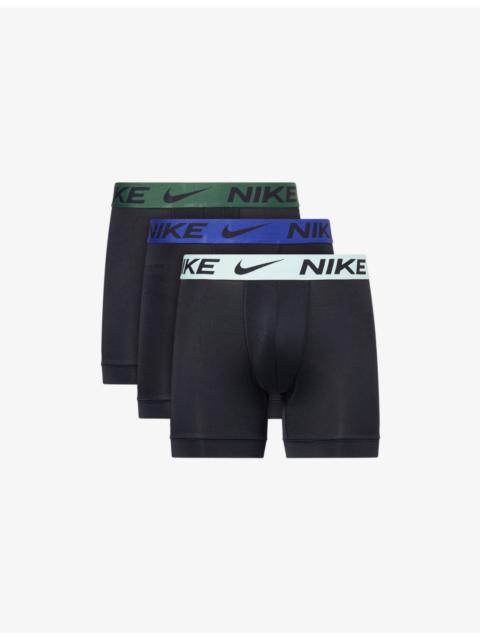 Nike Essential Micro Pack of Three Jersey Boxer Briefs