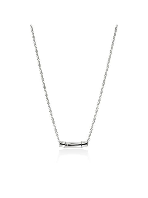 JOHN HARDY Bamboo Station Necklace, Sterling Silver