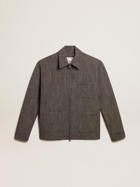 Men’s wool blend coach jacket