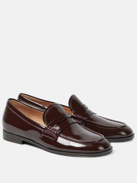 Georgie patent leather loafers