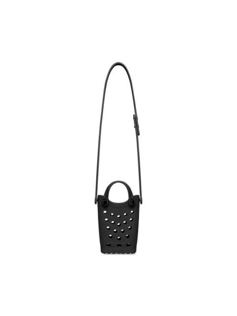 BALENCIAGA Crocs™ Phone Holder With Strap  in Black