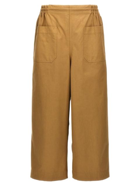 HED MAYNER Cotton Trousers Pants Beige