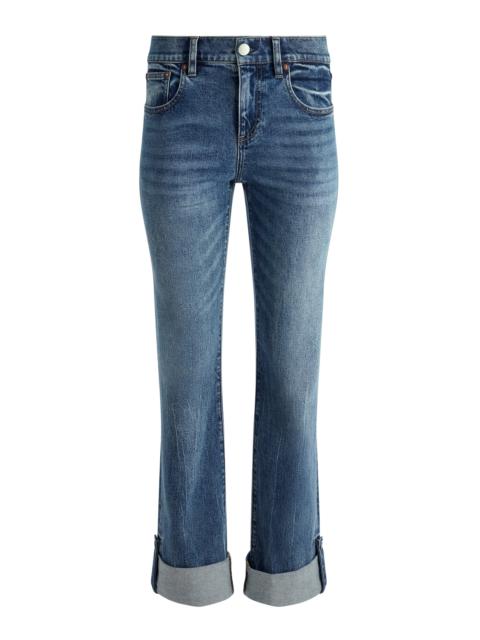 ABILENE LOW RISE CUFFED JEAN WITH SNAPS