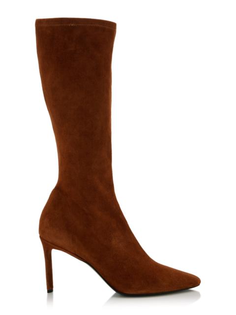 CO Heeled Suede Boots brown