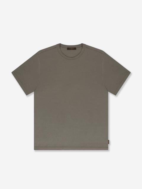 SLOWEAR Slim fit cotton and silk jersey T-shirt