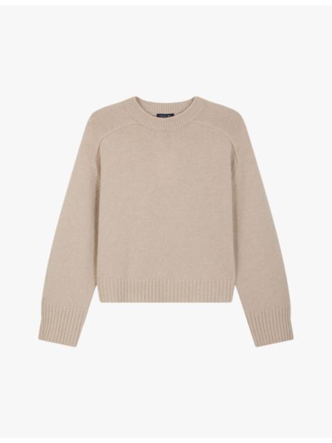 soeur Will round-neck relaxed-fit merino-wool jumper