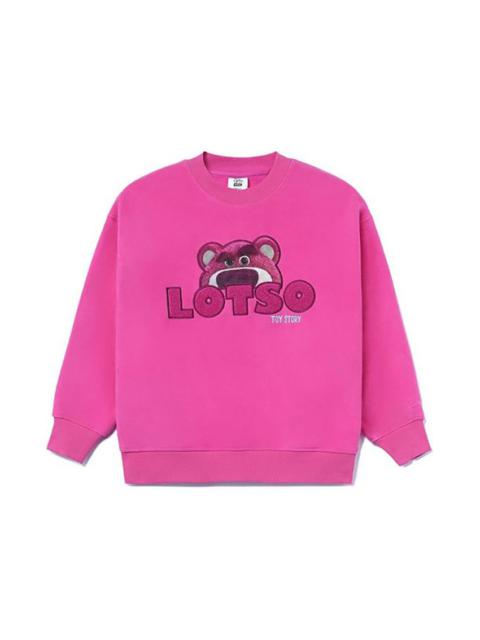 Li-Ning (WMNS) Li-Ning x Disney Toy Story Lotso Graphic Sweatshirt 'Pink' AWDR758-1
