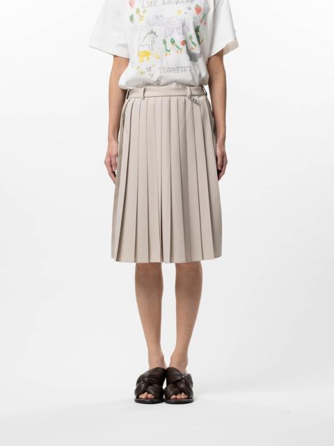 Maison MIHARAYASUHIRO Front Back Combined Pleats Skirt