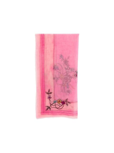 Faliero Sarti floral scarf