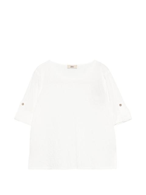 Herno round-neck blouse