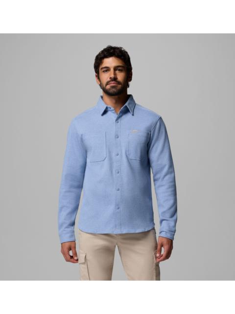 Columbia Men's Twill River Long Sleeve Knit Shirt
