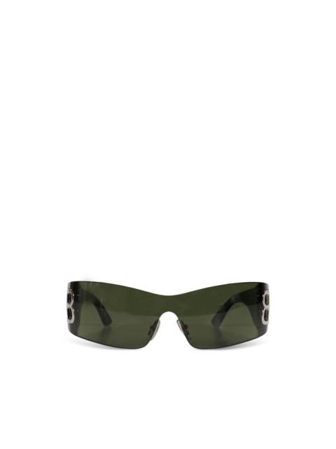 BALENCIAGA Bossy recetangle-frame sunglasses