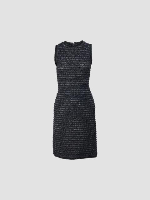CAROLINA HERRERA Women's Chalet Tweed Mini Dress - Black
