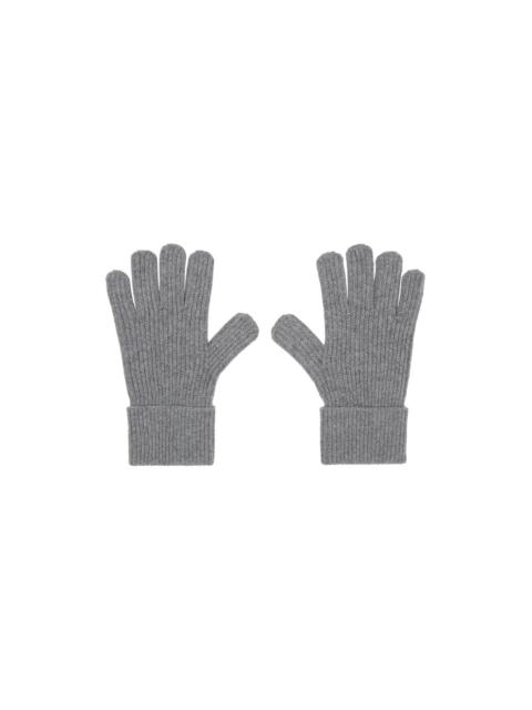 Gray Oasi Cashmere Gloves